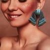 Искрящиеся 3D Серьги-Банты Женские Модные Украшения Ослепительные Пусеты-Галстуки-Бабочки для Девочек