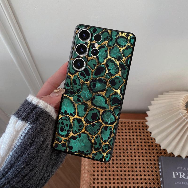 Чехол Leopard для iPhone Samsung A55 A35 M34 S24 Xiaomi Redmi 13 Pro 14C Huawei Honor противоударный бампер для телефона черный матовый TPU с защитой от царапин и полным покрытием