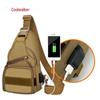 Hufeng Tactical Chest Sling Bag with USB Port