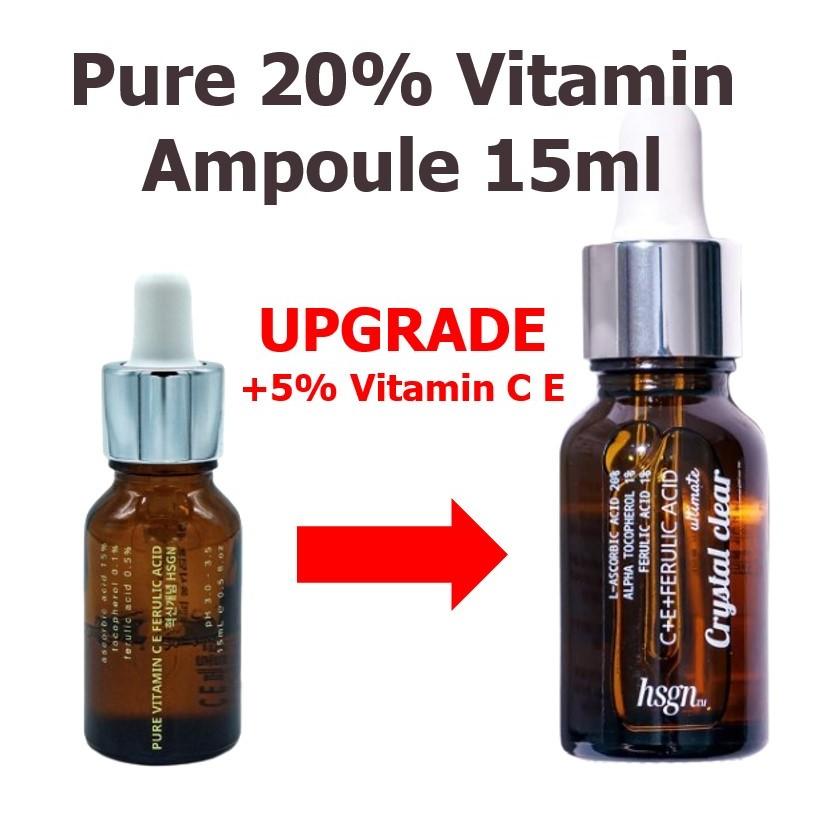 HSGN Чистая 20%-ная ампула витамина CE с феруловой кислотой, 15 мл