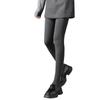Gray Cotton Leggings - Thick, Warm, Slim-Fit Pantyhose for Autumn and Winter