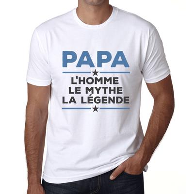 Мужская футболка 1 Papa Футболка Myth Legend Футболка Papa Футболка Papa Bear