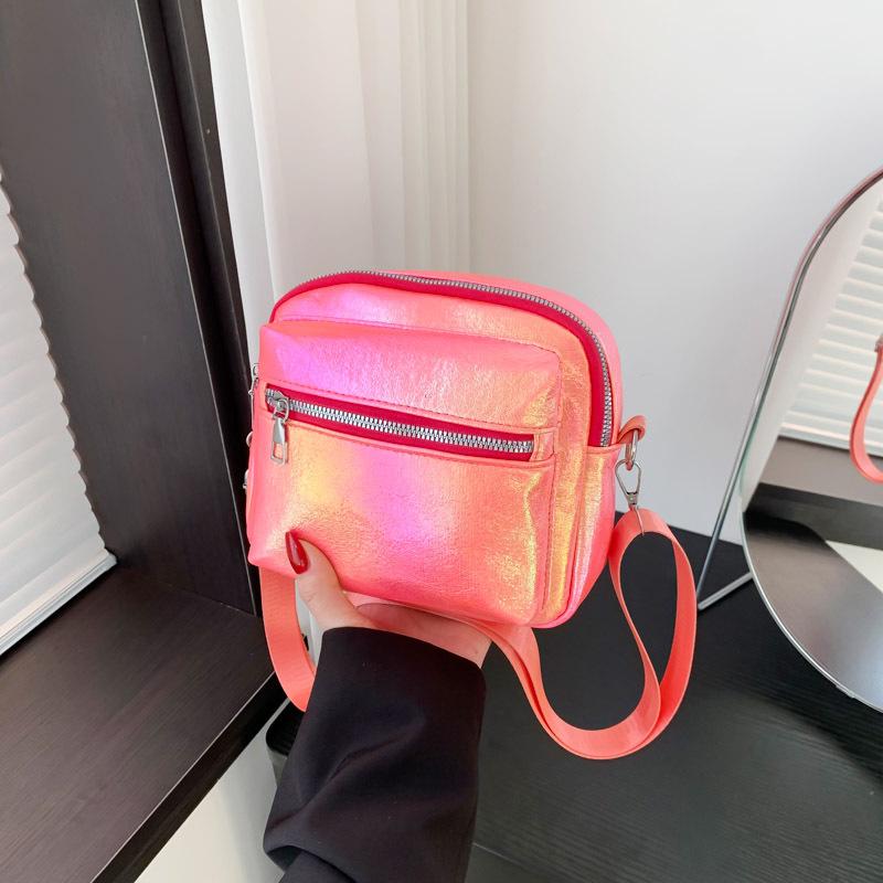 Модные женские сумки Весенние простые новые трендовые модные сумки через плечо Простые повседневные сумки Квадратные сумки на одно плечо