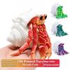 Шарнирная модель рака-отшельника, 3D-печать, подвижные суставы, крутой настольный креативный орнамент, забавное украшение для дома, комнаты, поделки, произведение искусства