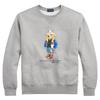 Polo FW22 Медвежий Принт Свитшот с Круглым Вырезом И Длинными Рукавами Мужская Толстовка Серый MNPOKNI16822503-020
