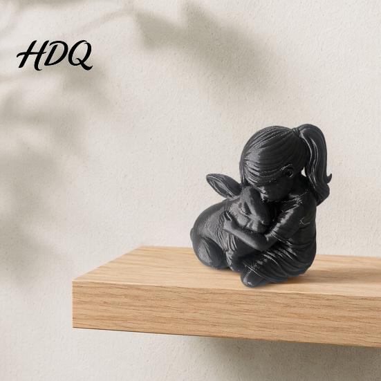 Гладкие, без заусенцев Художественные Скульптуры 3D Печатные Фигурки Кролика и Девочки Статуэтки Кроликов