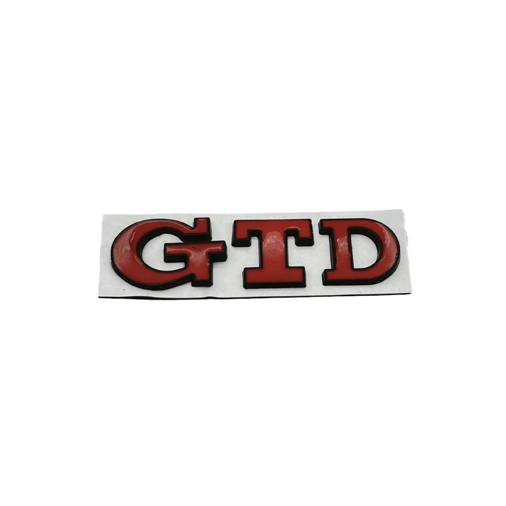 Персонализированный автомобильный логотип GTD для POLO Golf Поколений 5-7: Наклейка на задний багажник