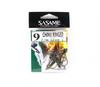 Sasame F-724A Chinu Ringed Offset Hook черный размер 9 (2108)