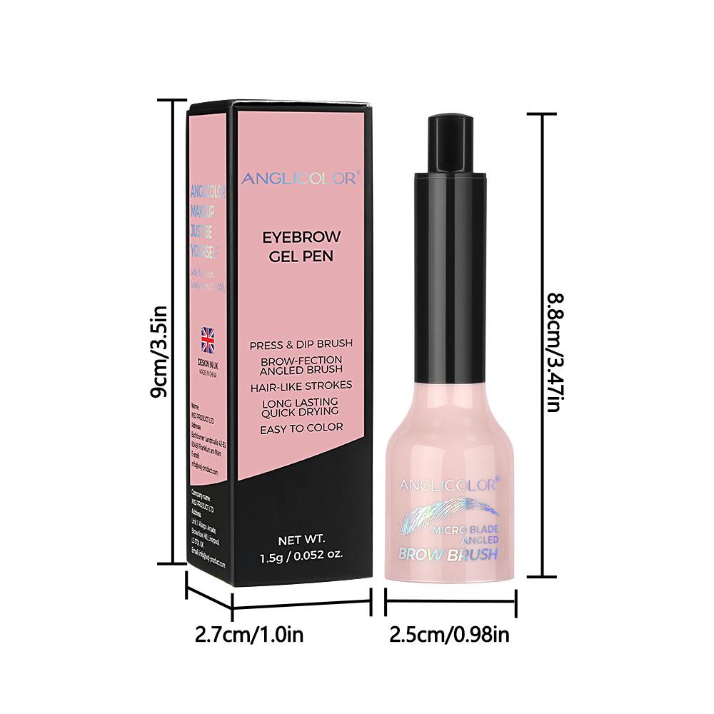 Крем-краска для бровей, устойчивая к смазыванию, стойкий водостойкий карандаш для бровей, маркер для линии роста волос