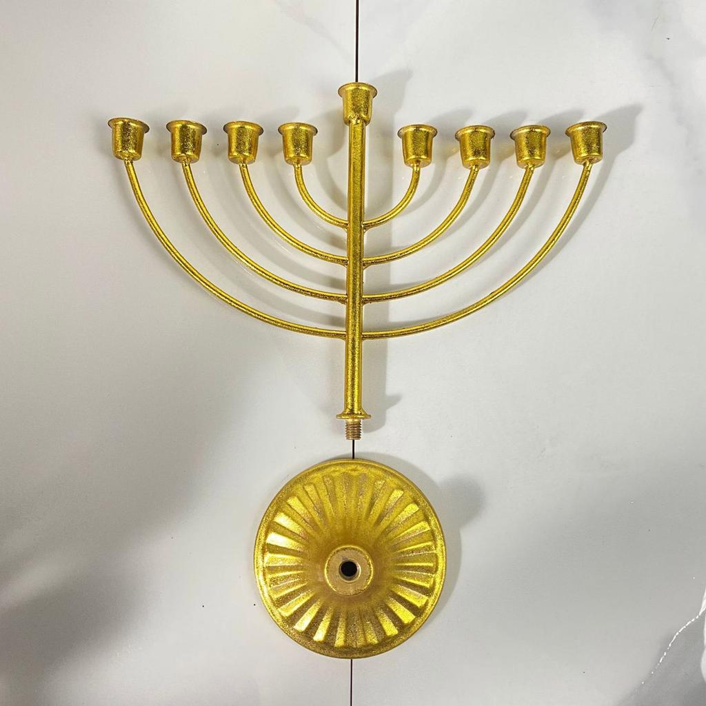 Hanukkah Candle Stand Festive Celebration Candle Holder 7/9 Branch for 0.51in Dia Candle Detachable For Home Decor