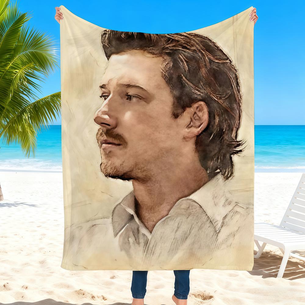 M-Morgan W-Wallen I am the Problem Blanket Super Warm Comfortable Plush Throw Blanket Child Home Sofa Bedroom Gift