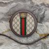 [Pre-Owned] Gucci Ophidia GG Mini Round Bag 'Beige' - Good #12SNAPL