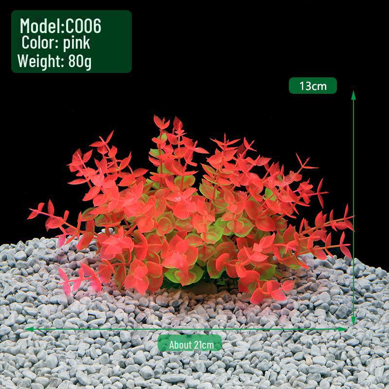 Fish Tank Decoration: Plastic Simulated Water Plant Grass