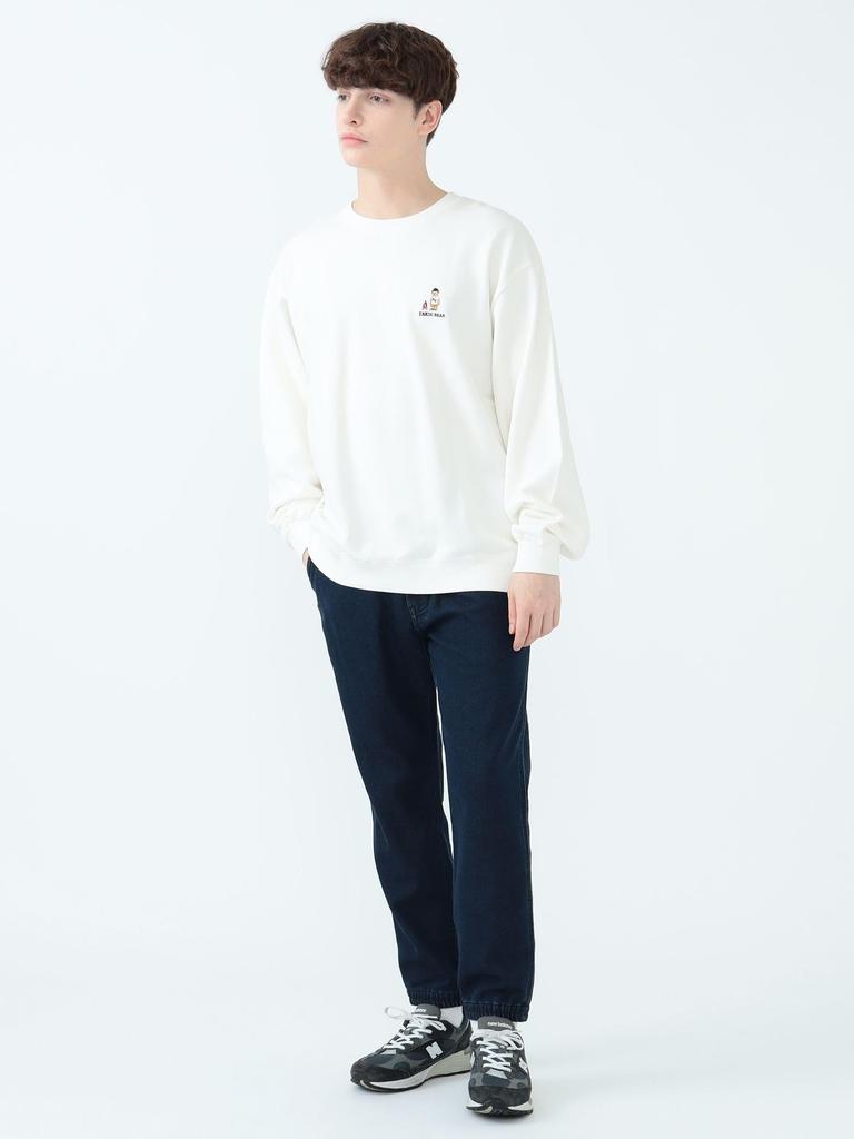 Beams Heart Takibi Bear Big Sweatshirt, Men's, OFF_WHITE, Size M