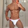 Мужская эротическая одежда, сексуальные мужские треугольные брюки с высоким разрезом, радужного хлопка, для спорта и фитнеса, с низкой талией и приподнятыми бедрами, персонализированное модное мужское нижнее белье