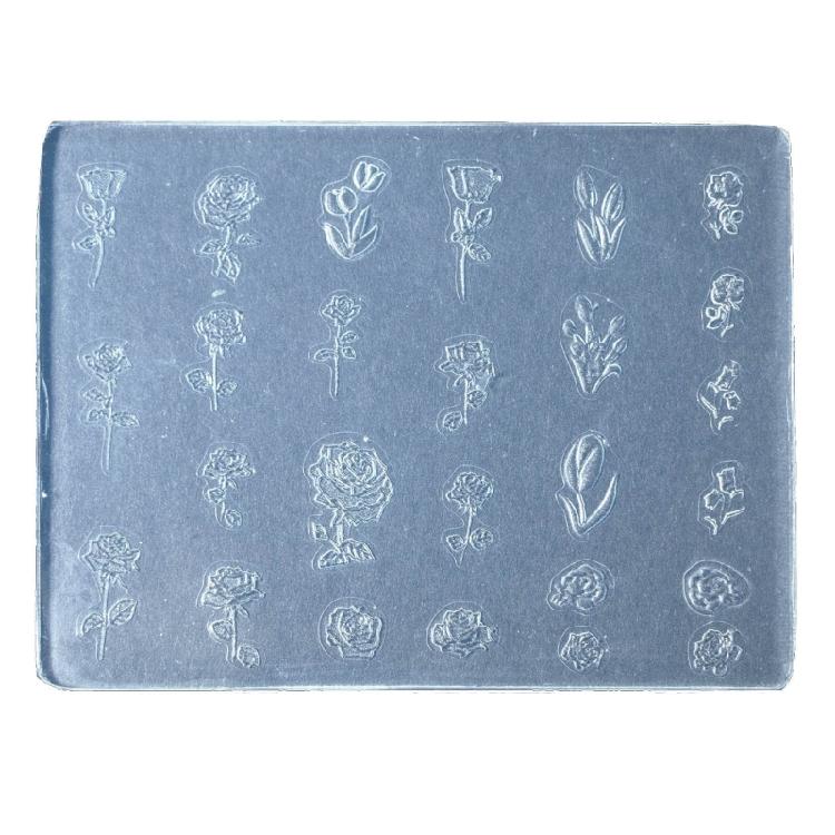 3D дизайн ногтей, формы для тиснения, трафареты для ногтей, силиконовые формы для женщин и девочек, формы для резьбы ручной работы, декор