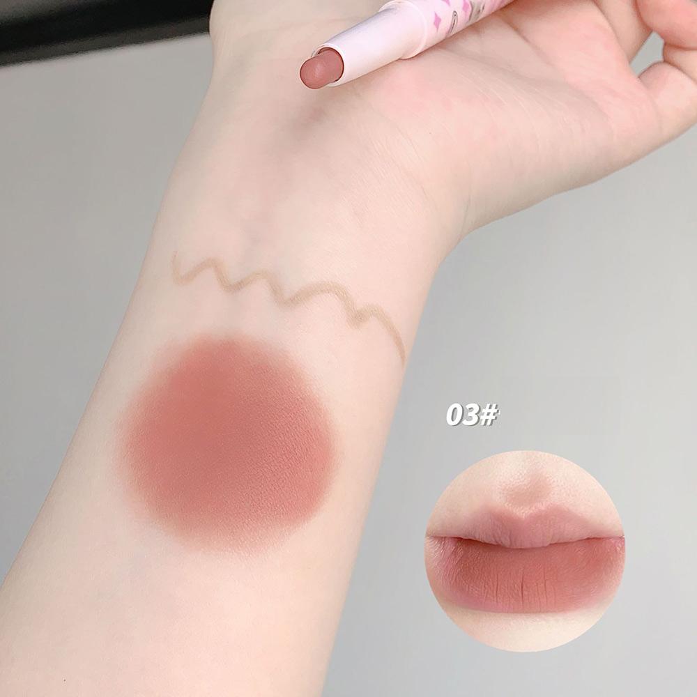 CAPPUVINI Двусторонний карандаш для губ, контурный контур губ, нюдовая помада, макияж