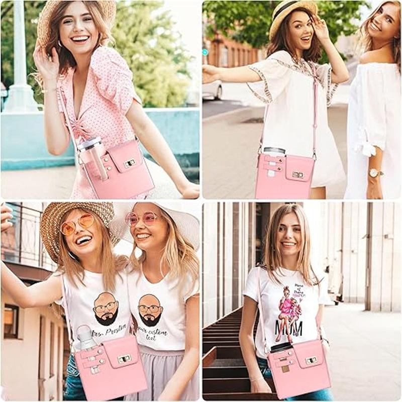 out-door water Bottle Bag protecting case Strap style bag storage organizer For tumbler Quencher coffee Cup Sleeve Pouch