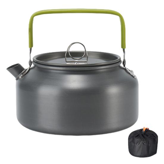 0,8/1,2/1,8 л походный чайник из алюминиевого сплава портативный легкий большой емкости для путешествий на открытом воздухе, пешего туризма, пикника, кофейника, чайника