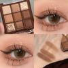 9Color Eye Shadow Plate Eyeshadow Girl Beginner Makeup Подставка для теней для век Sculpture Highlight Cosmetic For Girls Accessories