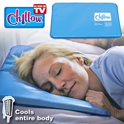 Подушка Blue Chillow Постельное белье Охлаждающая подставка Вставка Комфортная терапия для сна