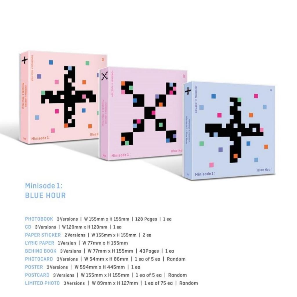 TXT МИНИСОД 1. ГЛАВА СНОВ : СИНИЙ часовой альбом