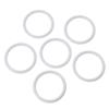 30pcs Plastic White Rings Hoops White Dream Catcher Circle  for DIY Art Crafts