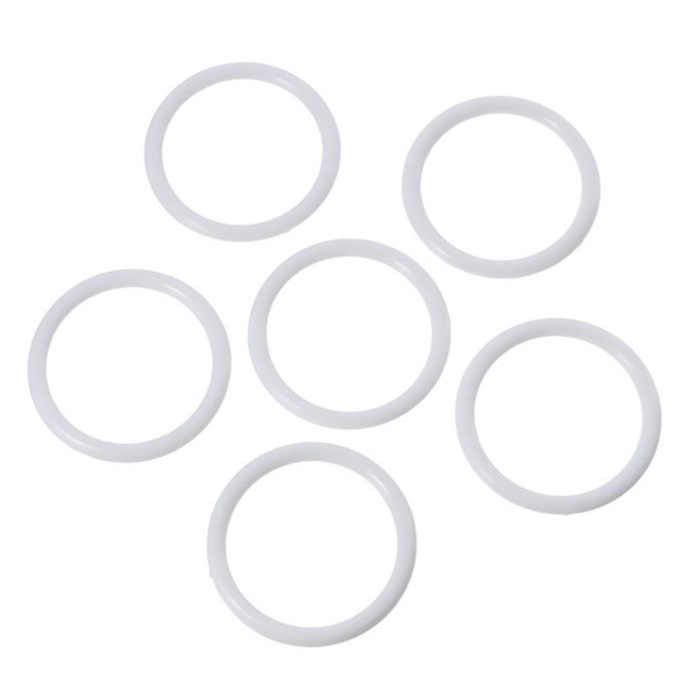 30pcs Plastic White Rings Hoops White Dream Catcher Circle for DIY Art Crafts