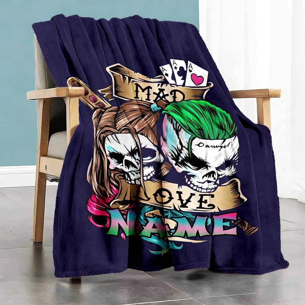 Warner (15) Personalized Name Blanket Throw Personalized Blanket Soft Warm Cozy Versatile for Office Living Room Bedding Chair Four Seasons Universal