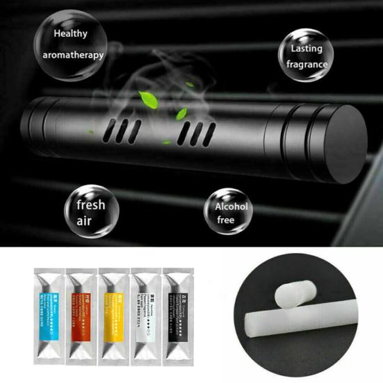 5 шт. автомобильный освежитель воздуха, очиститель, твердый парфюмерный диффузор, сменные сердечники