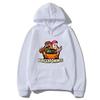 Newautumn and winter comfortable casual hoodie hip-hop hoodie printed Burgerpommes Icrimax men's and women's long sleeved hoodie
