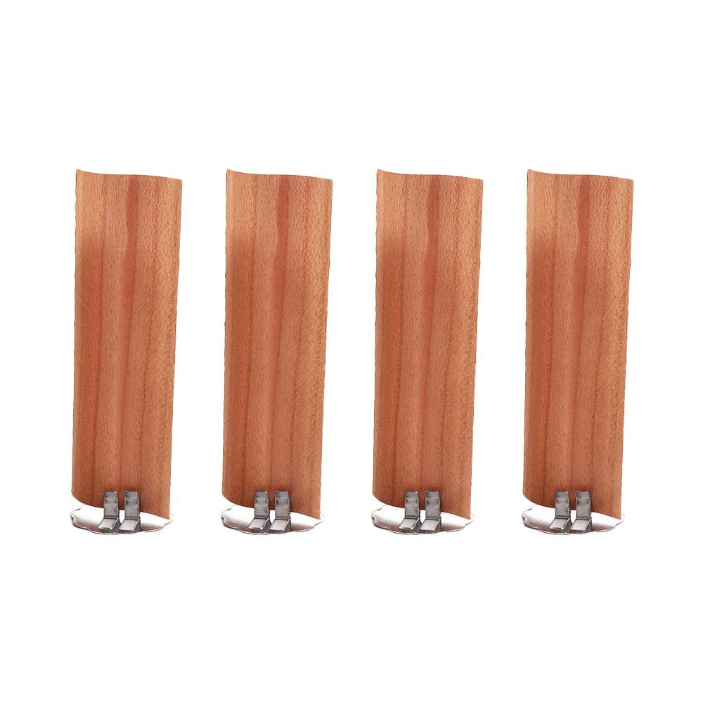 Candle Making Handmade Large Flame Burning Candle Accessory Wood Chip Candle Wicks Candle Cores