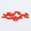 50pcs/100pcs Orange Injector Dispensing Needle Sealing Plug Luer Lock Syringe Tips Caps