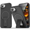For iPhone 16e Case Compatible with MagSafe PC + TPU Phone Cover with Kickstand