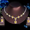 CMM Высокое качество 2PSC Ожерелье Серьги Наборы Великолепный комплект ювелирных изделий для женщин