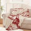 Diet Coke print flannel blanket suitable for all seasons comfortable suitable for travel camping  living room Travelfriend