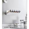 Yamazaki Tower Magnetic Angled Spice Rack, White, W24 x D8.2 x H7cm, Floating Storage for Easy Access, 1905