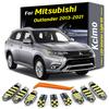 Kcimo 11Pcs LED Bulb Interior Indoor Light Kit For Mitsubishi Outlander 3 MK3 III 2013 2014 2015 2016 2017 2018 2019 2020 2021