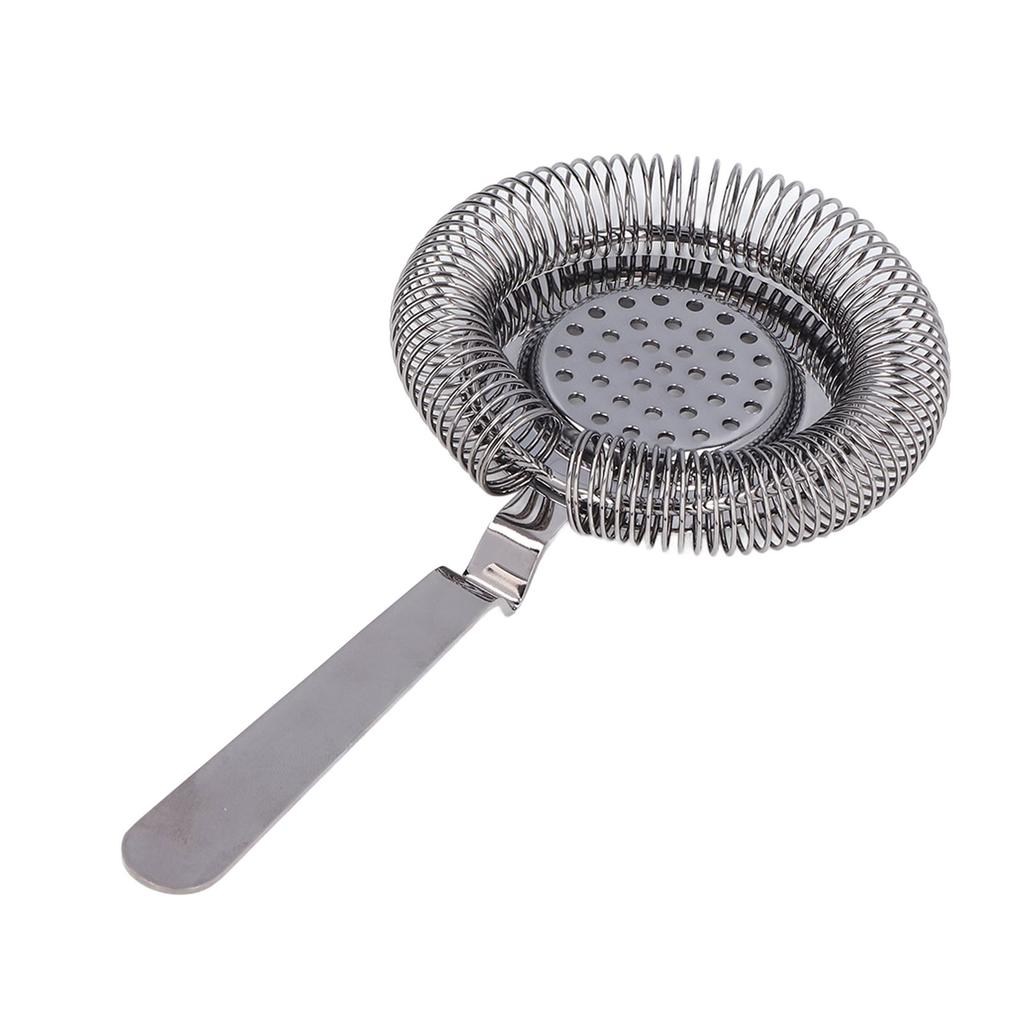 Bar Strainer Fine Filtering Professional Stainless Steel Cocktail Strainer for Bartending Restaurant Party