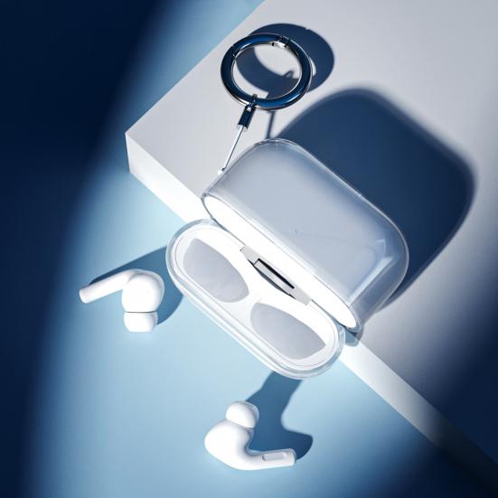 Earbud Protective Case Charging Case Portable for AirPods Pro 3 Shockproof Wireless Earphone Clear