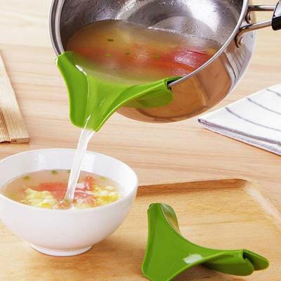 Силиконовые сливные поддоны с круглым ободом, дефлектор для отвода жидкости, супа, рта, кухонные кухонные инструменты