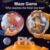 3D головоломка с шариком-лабиринтом, игрушка для детей, игра с препятствиями, лабиринт с мячом, 3D-лабиринт, головоломка Монтессори, баланс, поезд, игра на прохождение