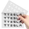 4Pc Car Door Handle 3D Stickers Tire Rear View Mirror Decals Styling For Tesla Model S Model X Model Y Cybertruck Model 3 Model Y