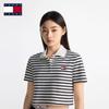 TOMMY JEANS Women's Cropped Polo T-Shirt