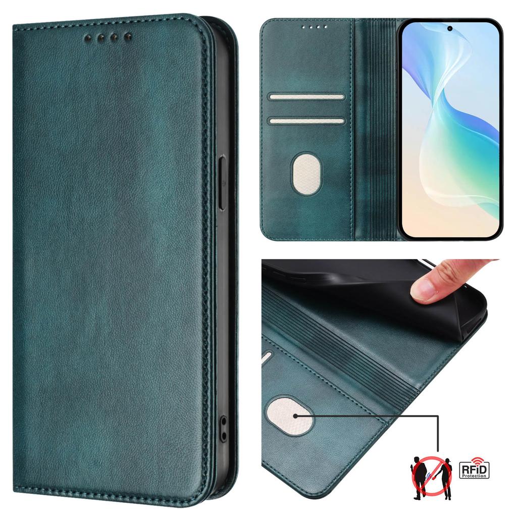 For Redmi A5 A4 A3 Pro A2 A1 Luxury Retro Leather Magnetic 2 Visa Cards Holder Wallet Flip Cover For Redmi A5 A4 A3 Pro A2 A1