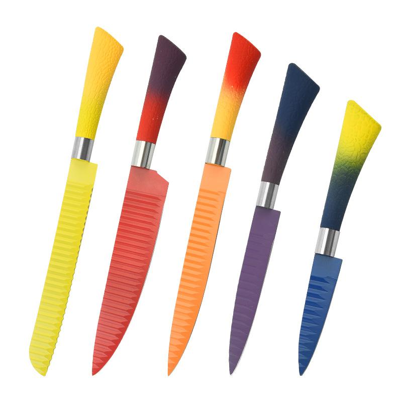 5 шт., наборы ножей, набор кухонных ножей, ножи шеф-повара, кухонные принадлежности, нож для нарезки фруктов, резак для обвалки
