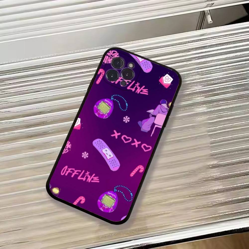 Y-Young Miko Певица Модный Чехол для Телефона Для iPhone 17, 16, 15, 14, 13, 12, 11 Plus, Pro Max, Другие Мягкий Черный Чехол