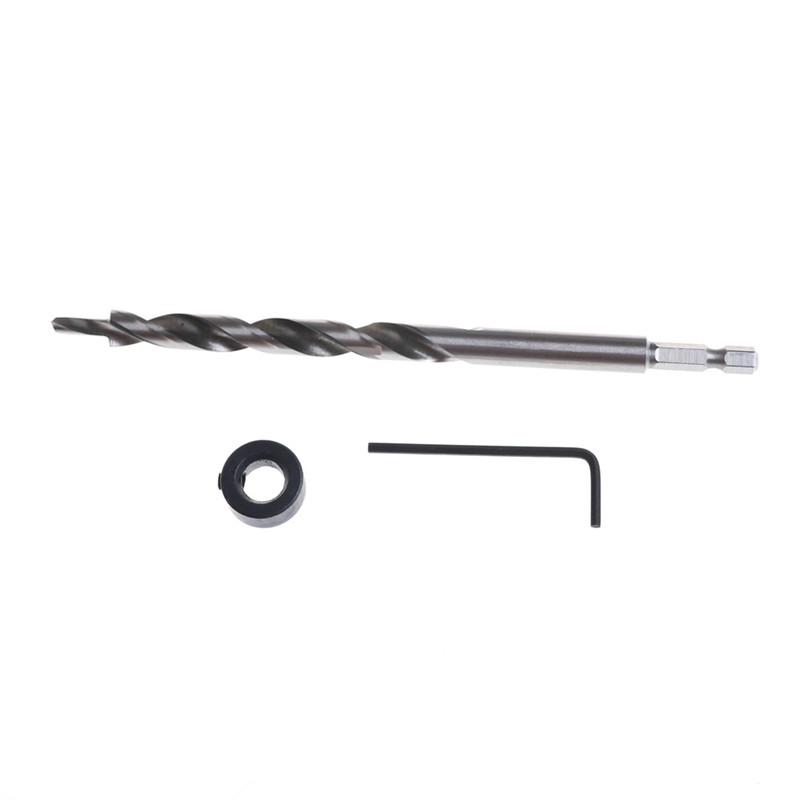 3/8" шестигранное сверло для карманных отверстий + набор стопорных колец для направляющей Kreg Jig