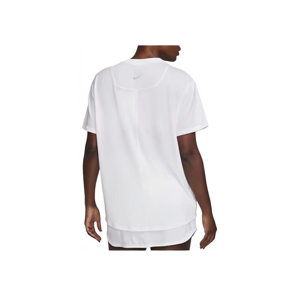 Nike Skin-Friendly Comfortable Breathable Short Sleeve T-Shirt Women Tops White FN2815-100
