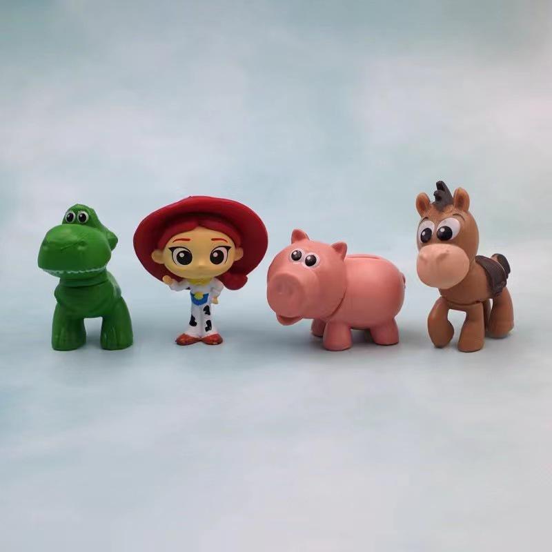 Свинья Дракон Астронавт Медведь ПВХ Крученое Яйцо Игрушка DIY Патч Материал Брелок Подвеска Мультяшный Стиль Статический Дисплей Ненаполненные Персонажи)